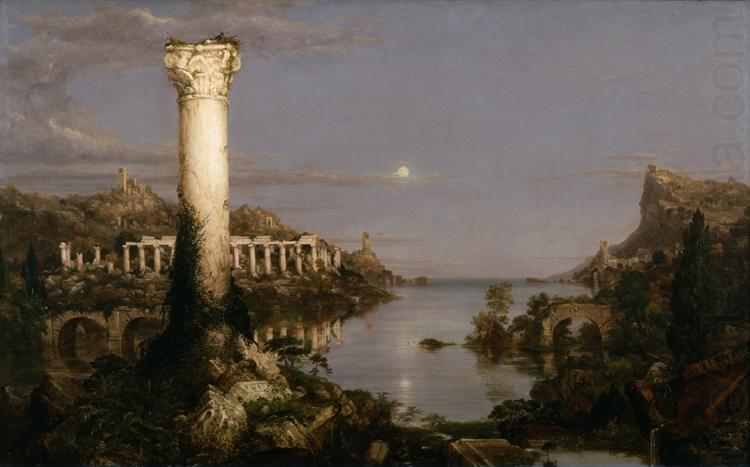 Thomas Cole The Course of Empire:Desolation (mk13) china oil painting image